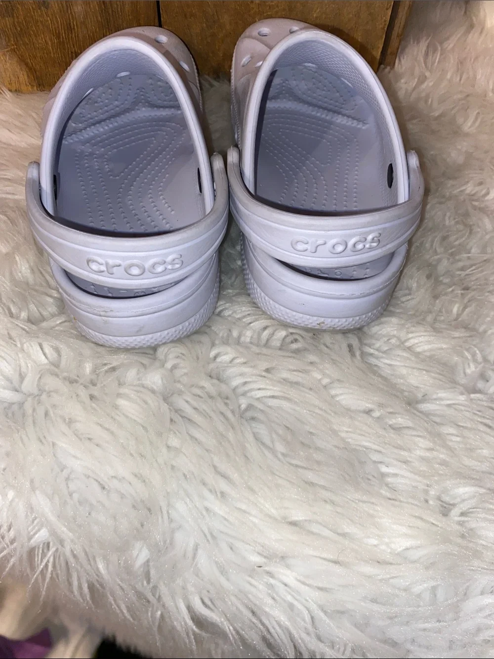 Crocs Gray Slip On Kids Shoes
